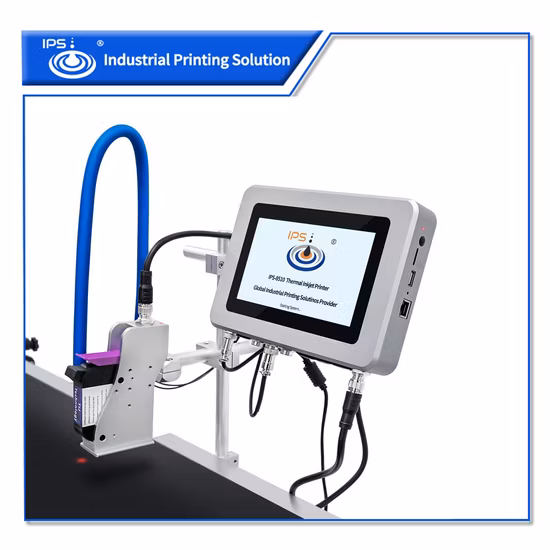 Easy Use Tij 12.7mm IPS-8540 Thermal Inkjet Coder Machine for Product Plastic Bottle Industrial Inkjet Coding