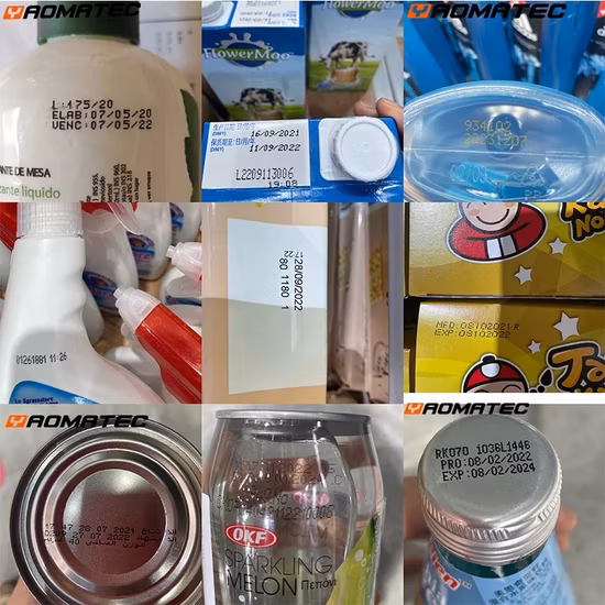 High Speed Continuous Online 12.7mm Date Qr Code Barcode Code Inkjet Printer