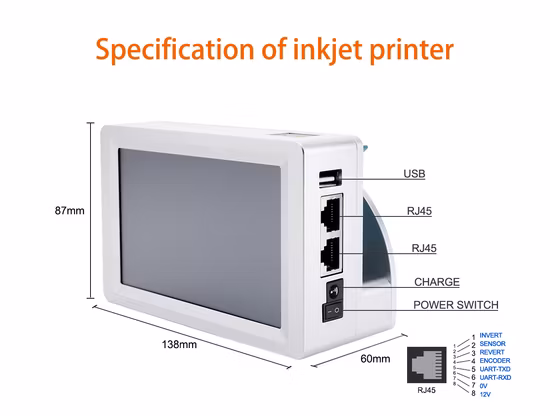Docod OEM/ODM T110-M Tij Printer Thermal Inkjet Printer for Expiry Date