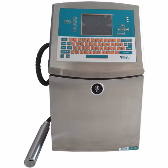 Continuous Inkjet Printer Cij Printer for Cable PV Pipe, Building Materials (QBCODE-G2S)