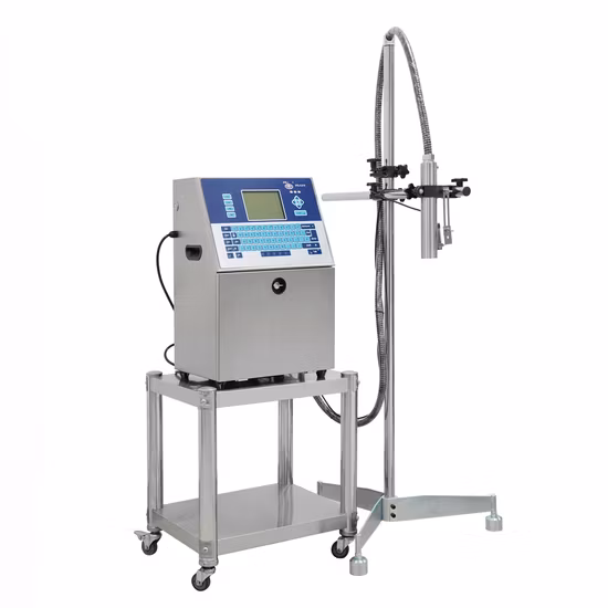 Automatic Industrial Online Date Coding Continuous Expiry Date Cij Inkjet Printer